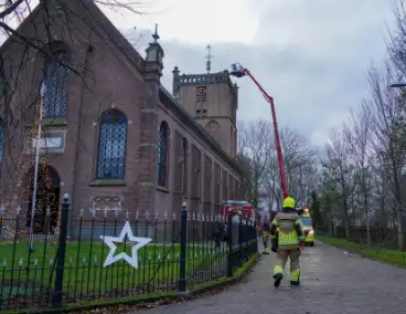 Hulpdiensten groots ingezet voor persoon die in kerktoren valt