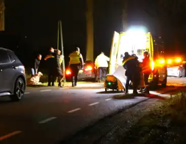 Persoon naar ziekenhuis na eenzijdig ongeval met boom