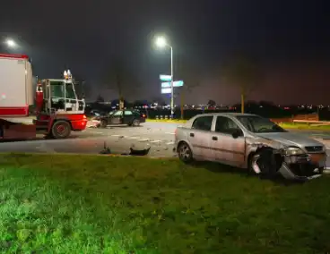 Ongeval veroorzaakt filevorming in dorp