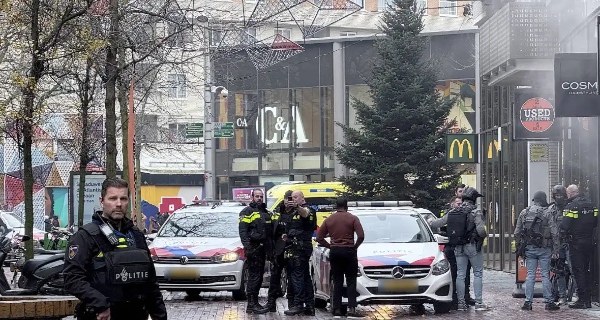 Opgesloten overvaller aangehouden