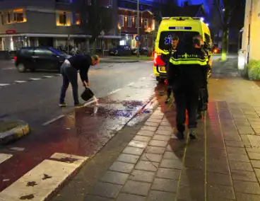 Fietsster botst tegen stoeprand