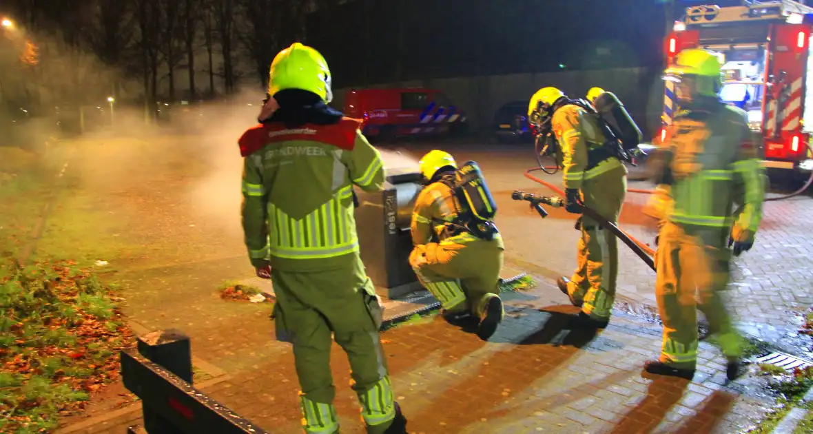 Brand in ondergrondse container gedoofd - Foto 4