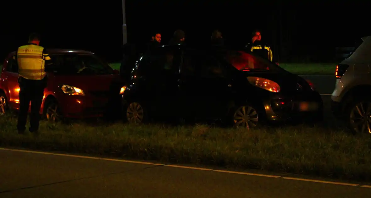 Auto's komen in botsing op N201 - Foto 1