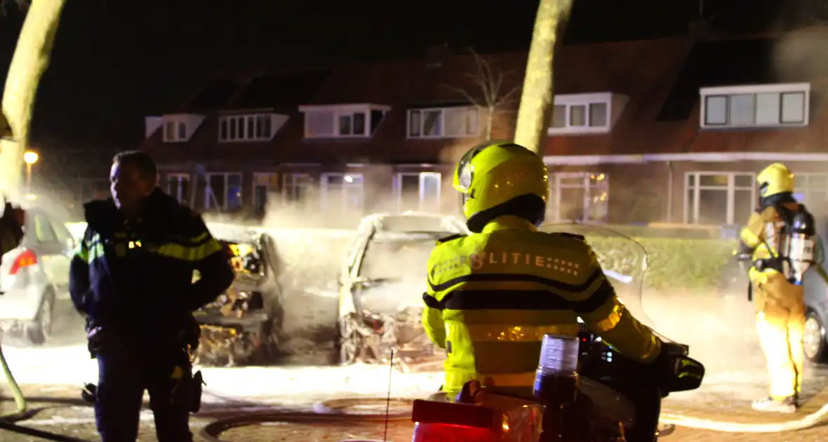 Geparkeerde auto's verwoest door brand - Foto 11