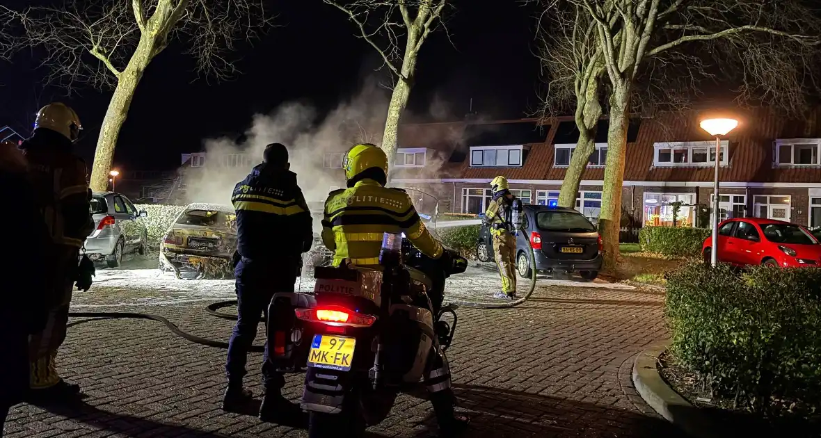 Geparkeerde auto's verwoest door brand - Foto 4