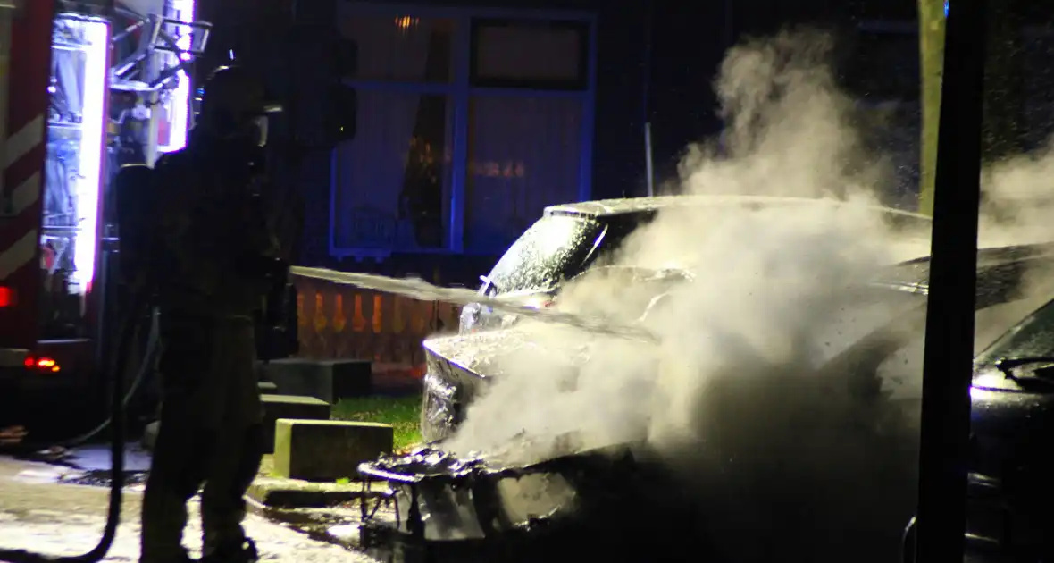 Geparkeerde auto's verwoest door brand - Foto 9