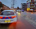 Flinke schade bij kettingbotsing met drie voertuigen