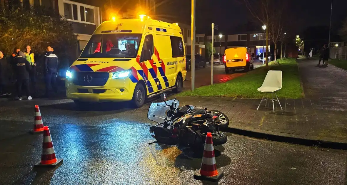 Opnieuw ongeval met scooterrijder