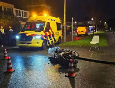 Opnieuw ongeval met scooterrijder