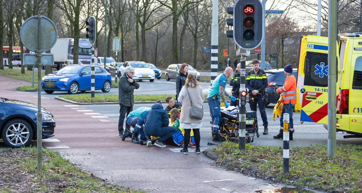 Voetgangster gewond bij aanrijding