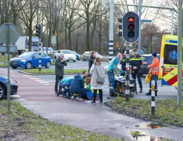 Voetgangster gewond bij aanrijding