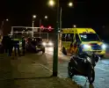 Scooterrijder komt in botsing met fietser