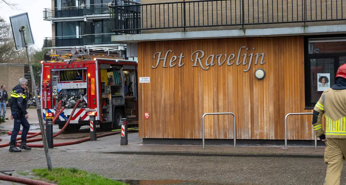 Brand in wooncentrum snel onder controle