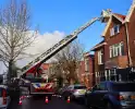 Losse daklijst snel hersteld door brandweer