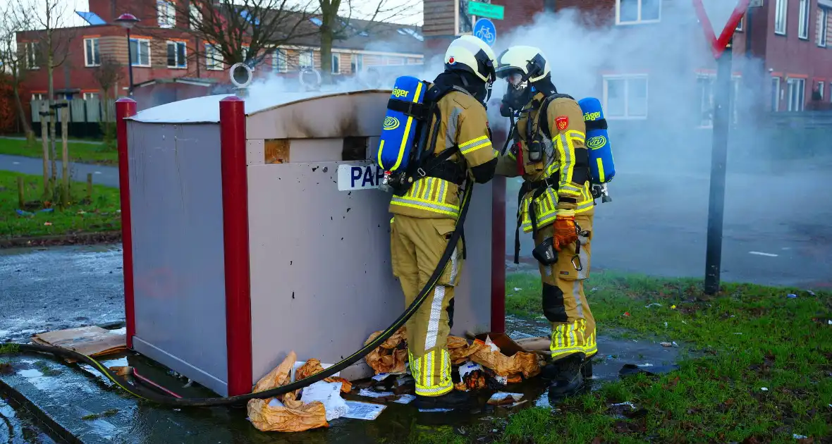 Jaarlijks terugkerende containerbrand blijft probleem in Nieuwland - Foto 1