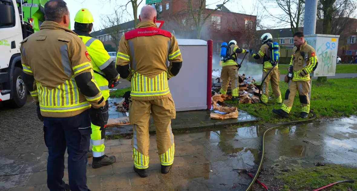 Jaarlijks terugkerende containerbrand blijft probleem in Nieuwland - Foto 10