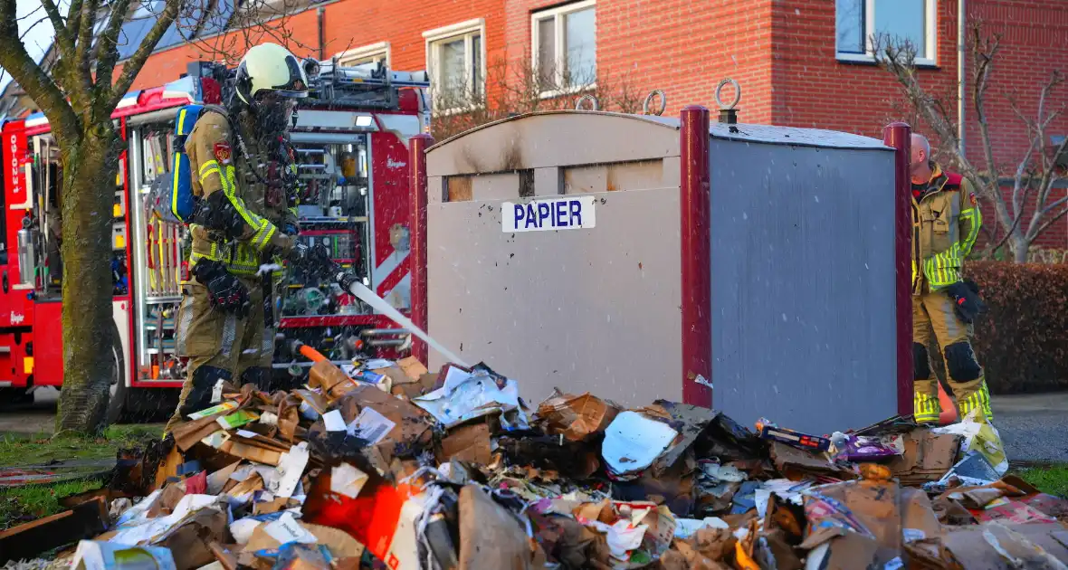 Jaarlijks terugkerende containerbrand blijft probleem in Nieuwland - Foto 11