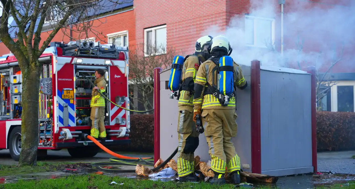 Jaarlijks terugkerende containerbrand blijft probleem in Nieuwland - Foto 3