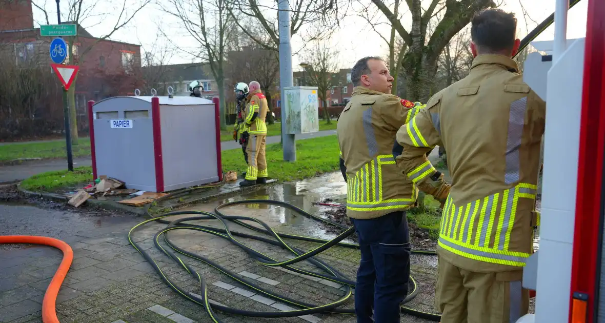 Jaarlijks terugkerende containerbrand blijft probleem in Nieuwland - Foto 4