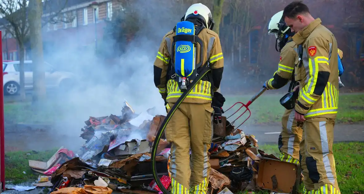 Jaarlijks terugkerende containerbrand blijft probleem in Nieuwland - Foto 8