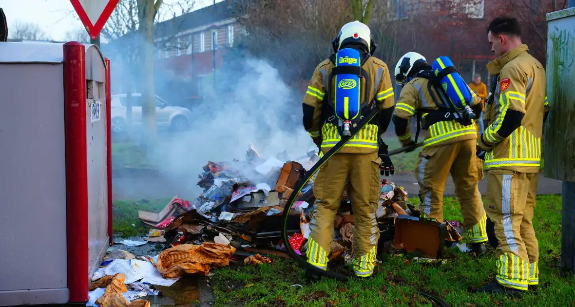 Jaarlijks terugkerende containerbrand blijft probleem in Nieuwland - Foto 9