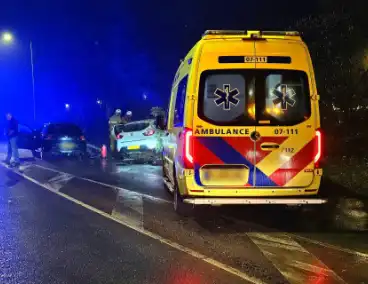 Meerdere gewonden bij aanrijding tussen twee voertuigen