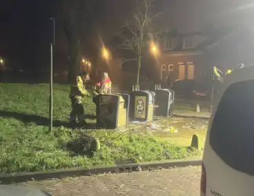 Brand in ondergrondse vuilcontainer gedoofd