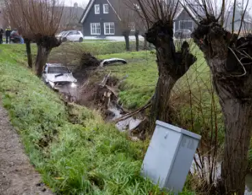 Forse schade bij te water geraakte auto