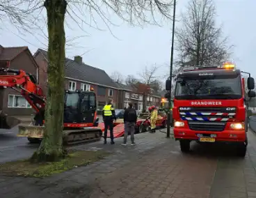 Brandweer ingezet bij brandende trailer