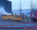 Flinke brand bij isolatiebedrijf