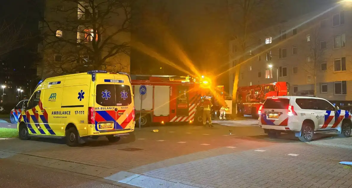 Veel Schade in appartementen gebouw na afsteken van vuurwerk