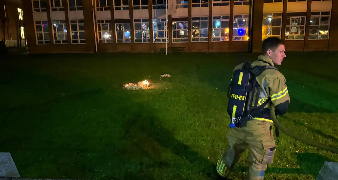 Brandweer ingezet voor kleine brand