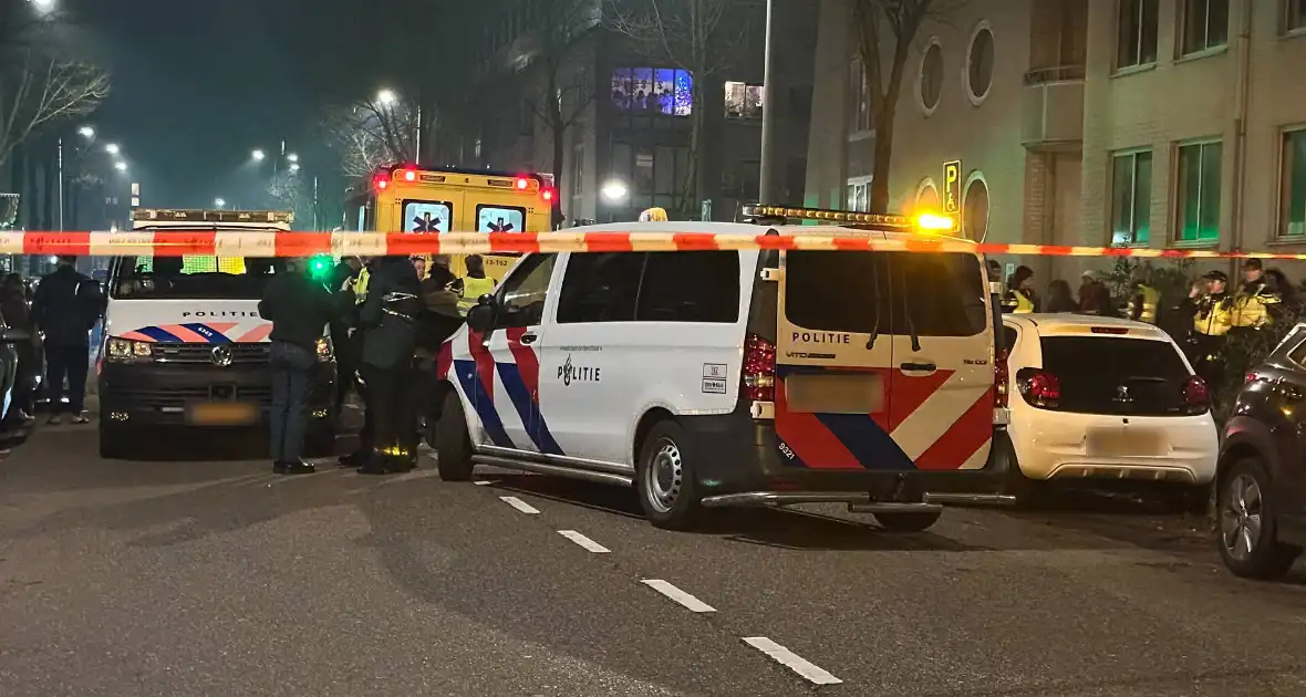 Flinke politie-inzet wegens onrust bij ongeval