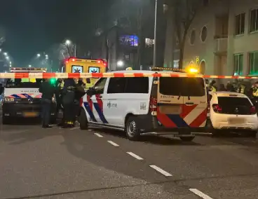 Flinke politie-inzet wegens onrust bij ongeval