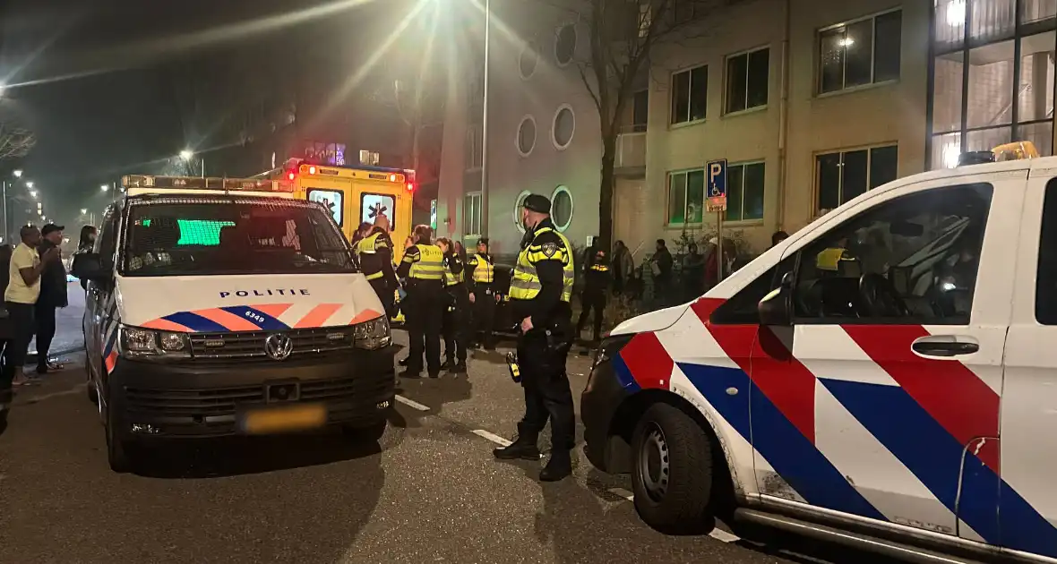 Flinke politie-inzet wegens onrust bij ongeval - Foto 1