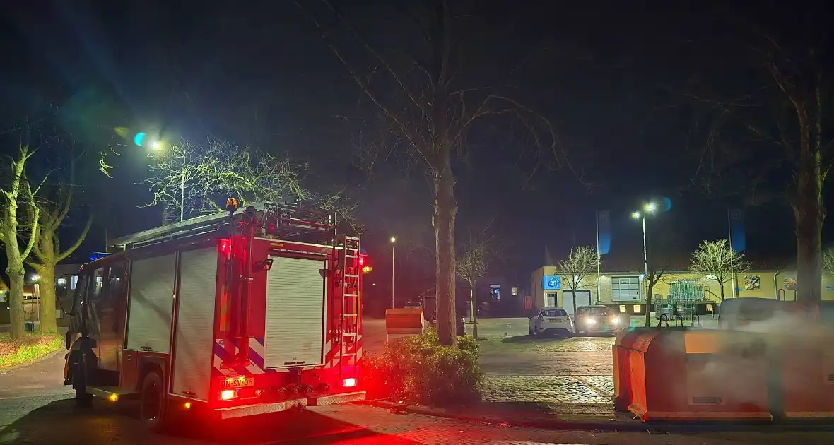 Containerbrand door vuurwerk - Foto 5