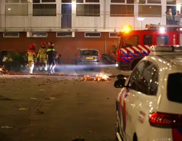 Brandweer ingezet voor brandend afval