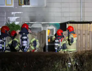 Flinke schade en woning vol rook door brand