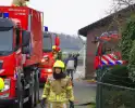 Grote brand in stal