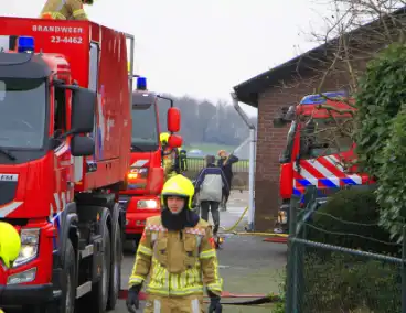 Grote brand in stal