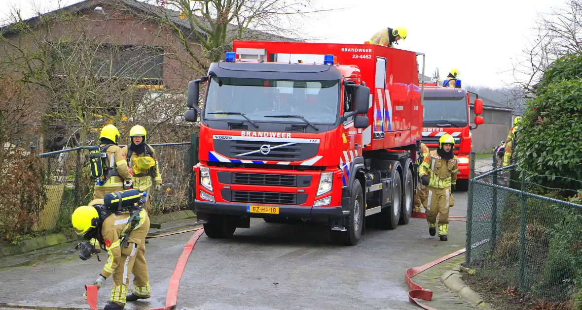 Grote brand in stal - Foto 2