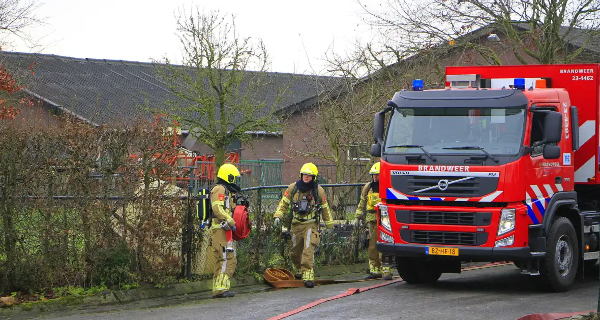 Grote brand in stal - Foto 3