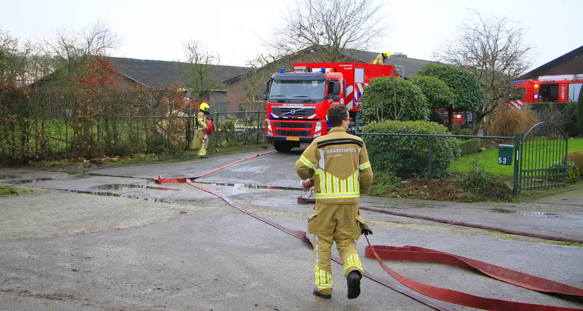 Grote brand in stal - Foto 4