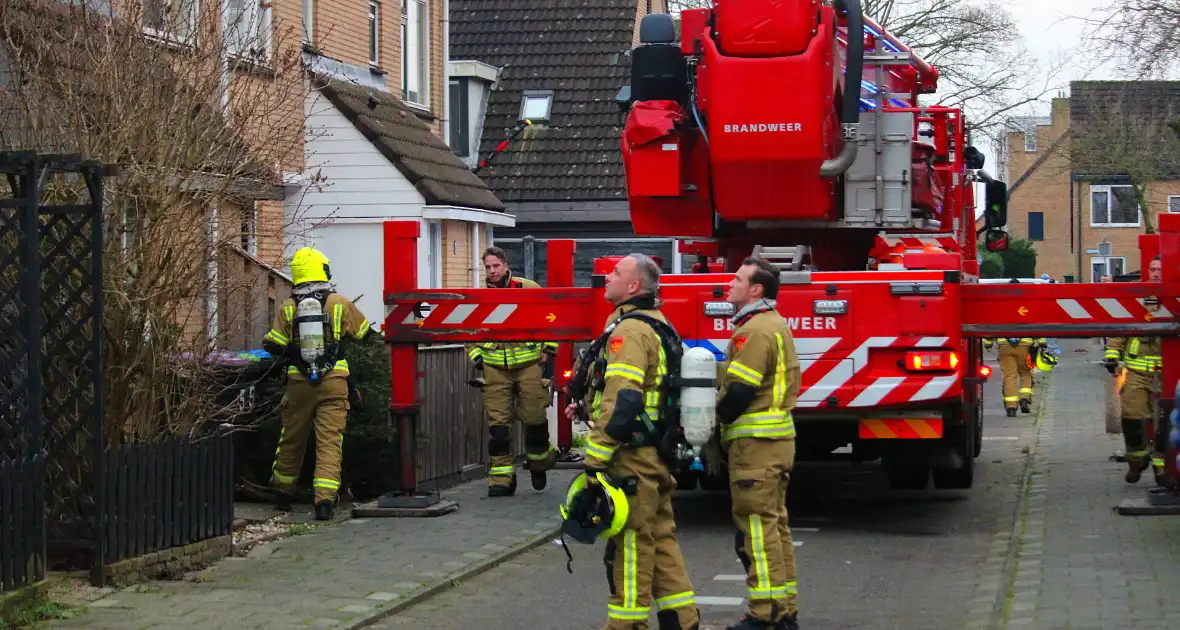 Brand in dak blijkt condensvorming