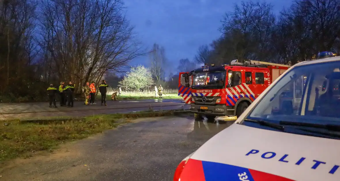 Brandmelding bij onderkomen dakloze - Foto 1