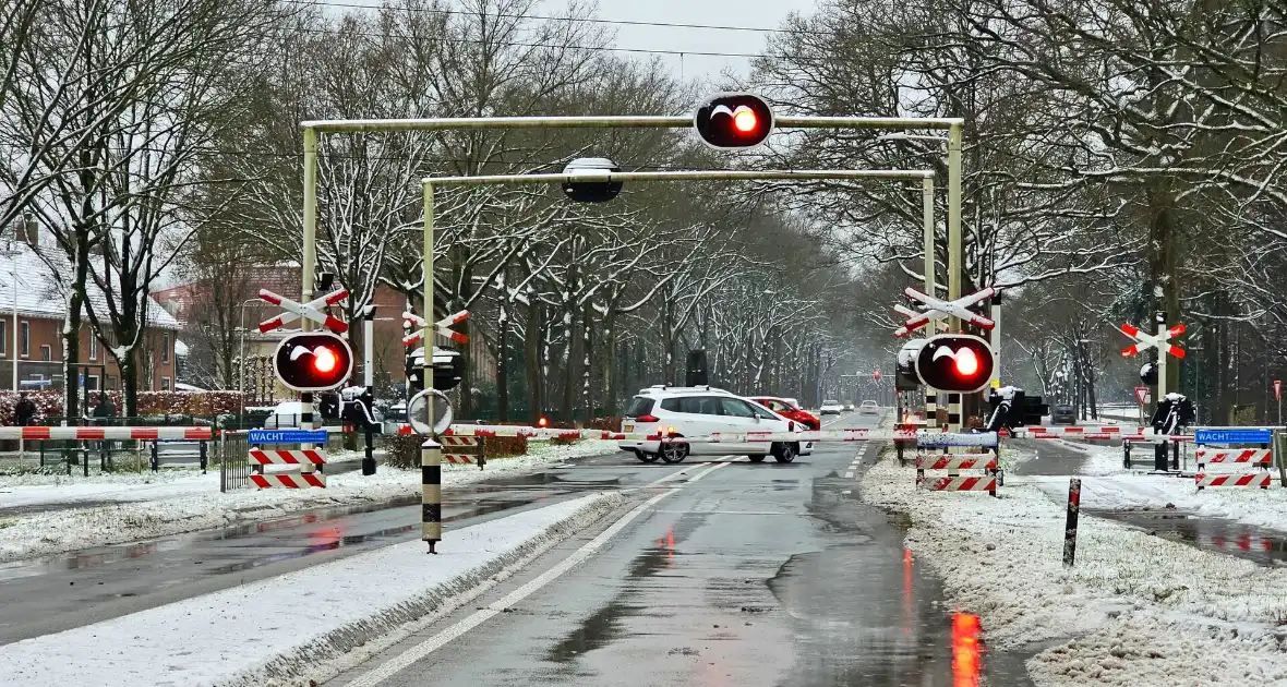 Omleiding door gesloten spoorwegovergangen