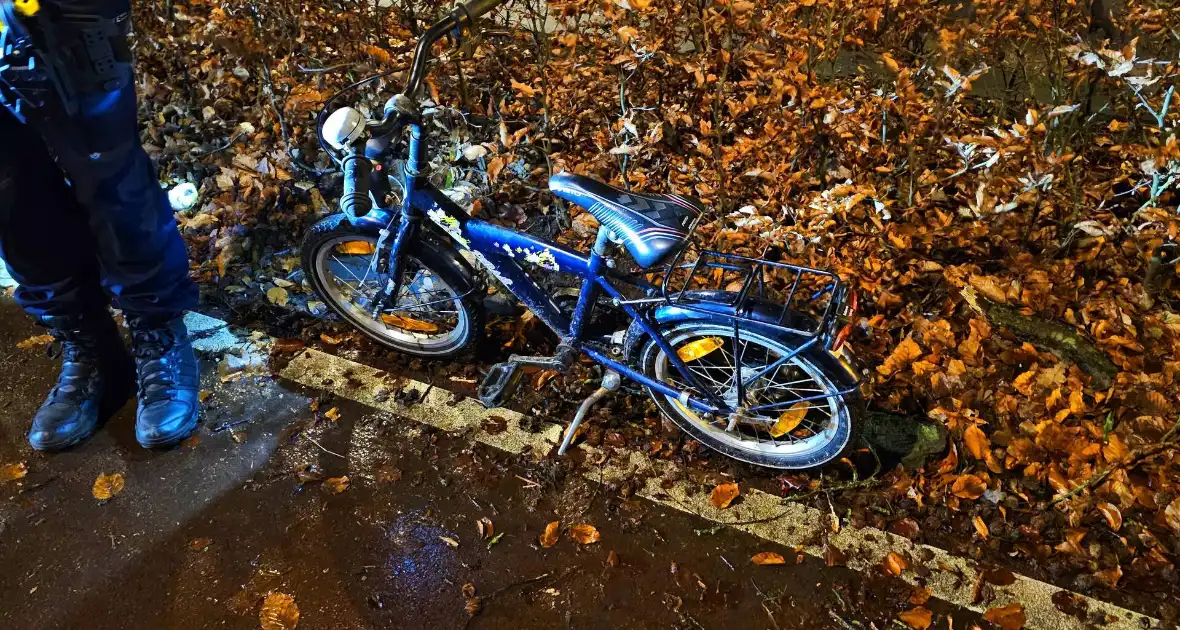 Klein kind maakt val met de fiets - Foto 1