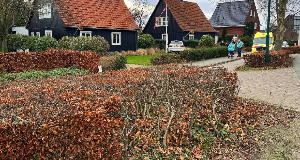 Automobiliste raakt van de weg en rijdt tuin in - Foto 3