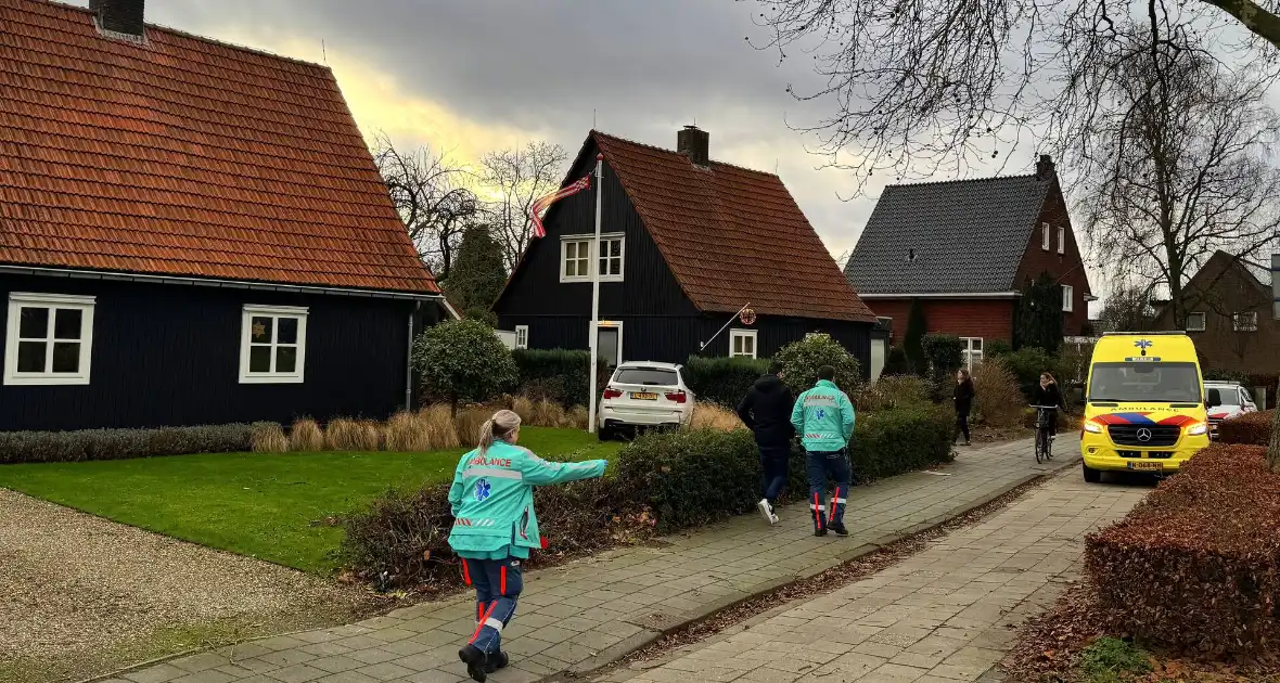 Automobiliste raakt van de weg en rijdt tuin in - Foto 4