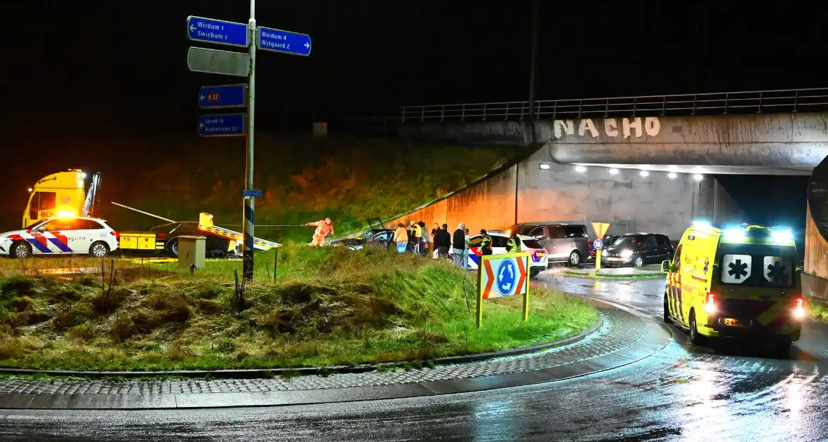 Meerdere ongevallen door plotselinge gladheid na hagelbui - Foto 8